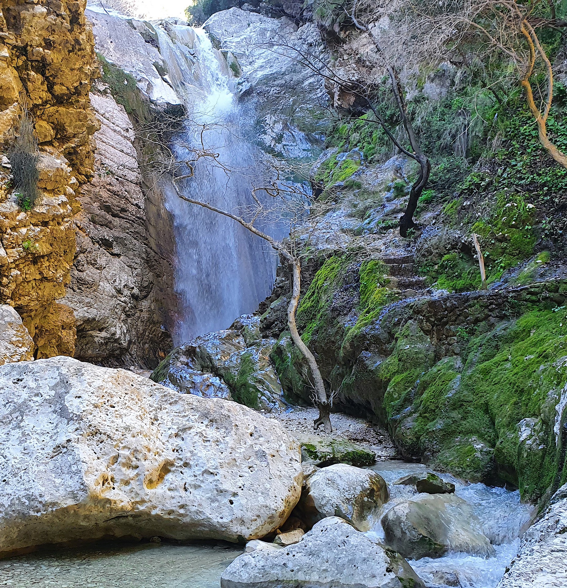 image presenting excursion Dimosari Main Waterfall